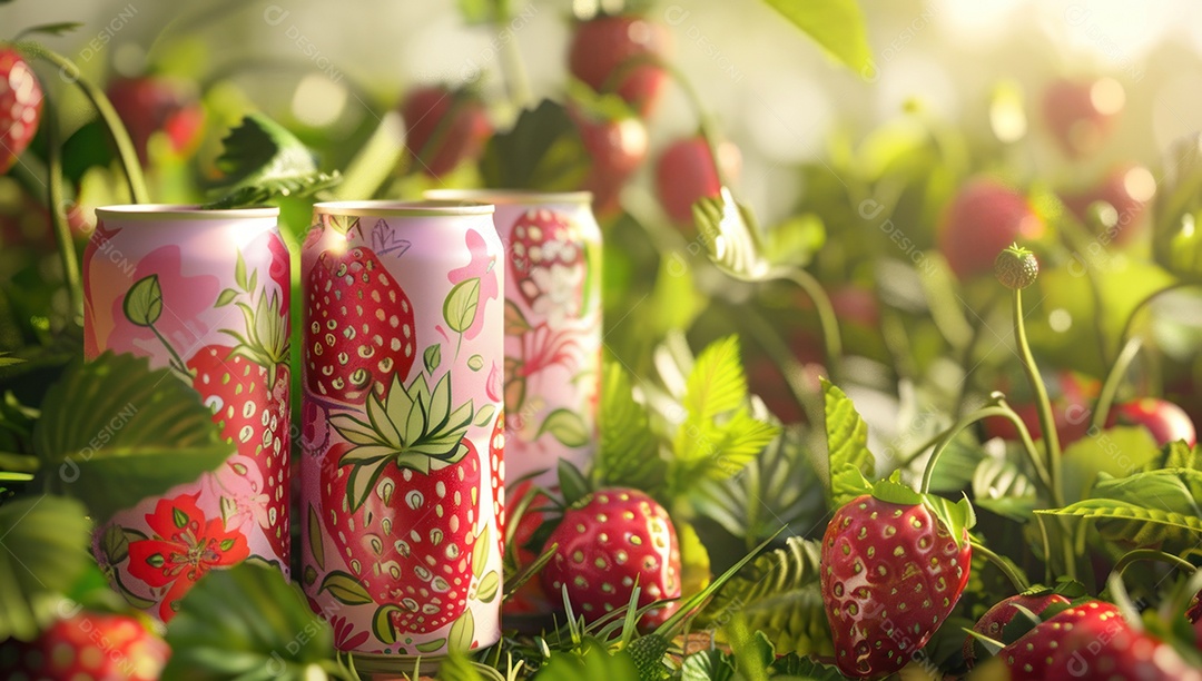 Smoothie de frutas fresco em um copo com fatias de fruta sobre uma mesa de madeira