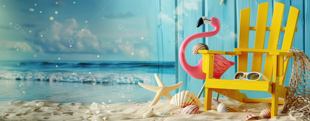 Paisagem tropical exuberante areia branca com palmeiras e mar azul-turquesa