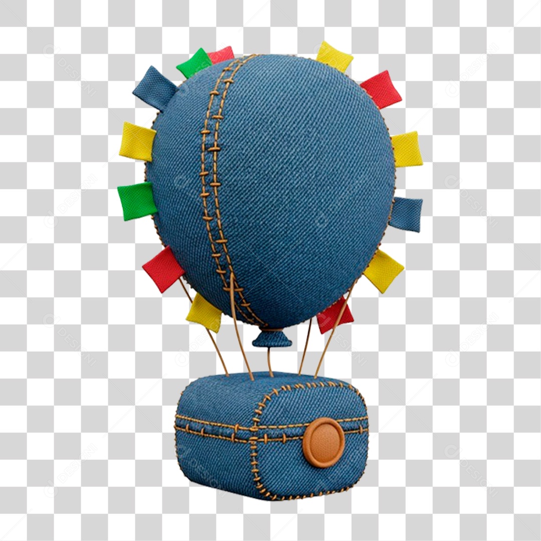 Balão Junino PNG Transparente