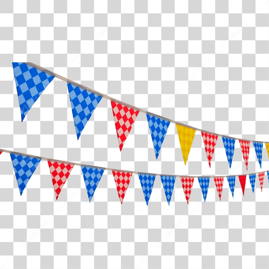 Transparent PNG June Party Flag