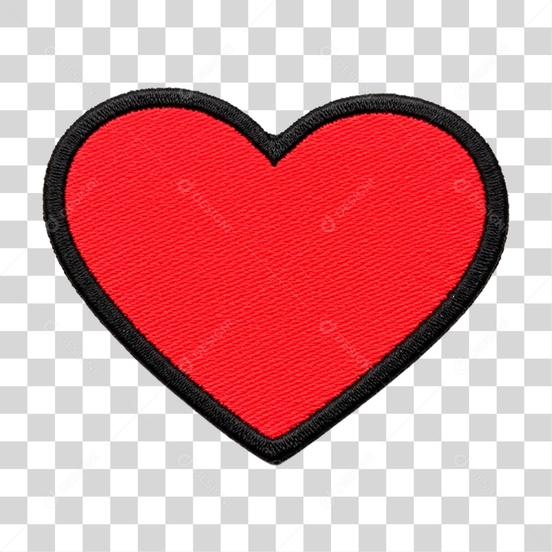 Coração Junino PNG Transparente