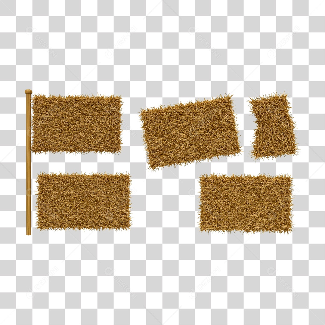 Placa de Bambu PNG Transparente