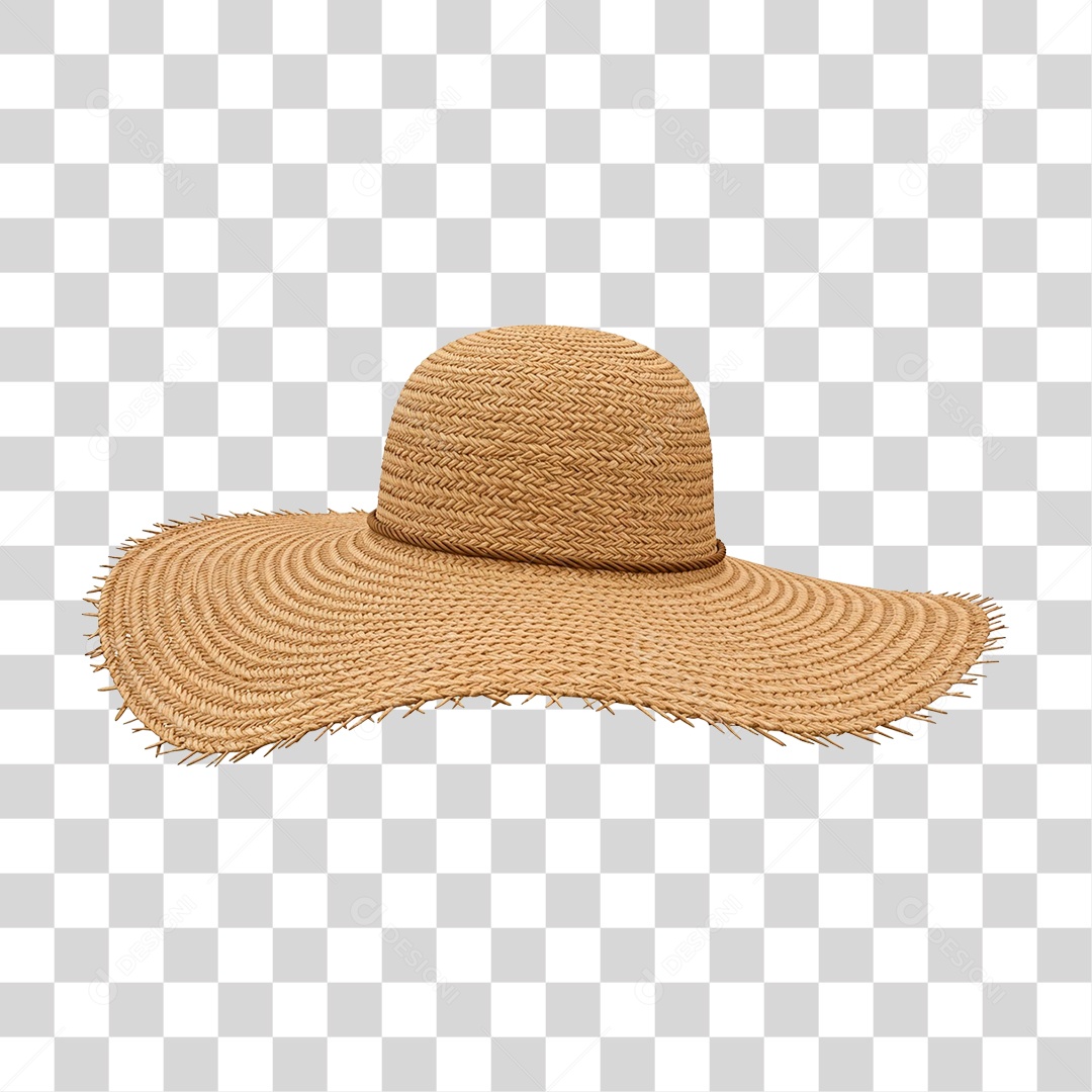Chapéu de Palha PNG Transparente