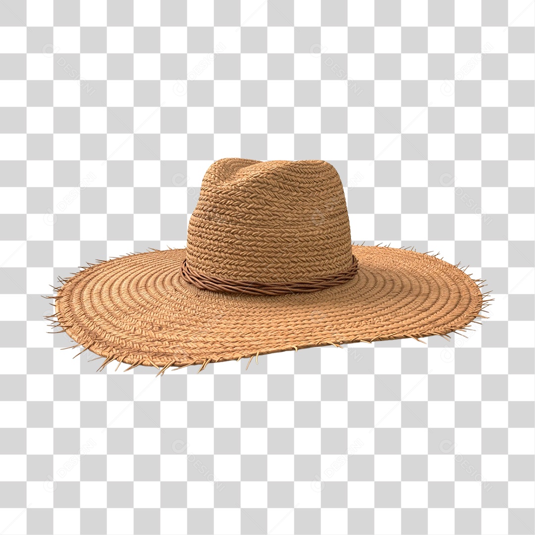 Chapéu de Palha PNG Transparente