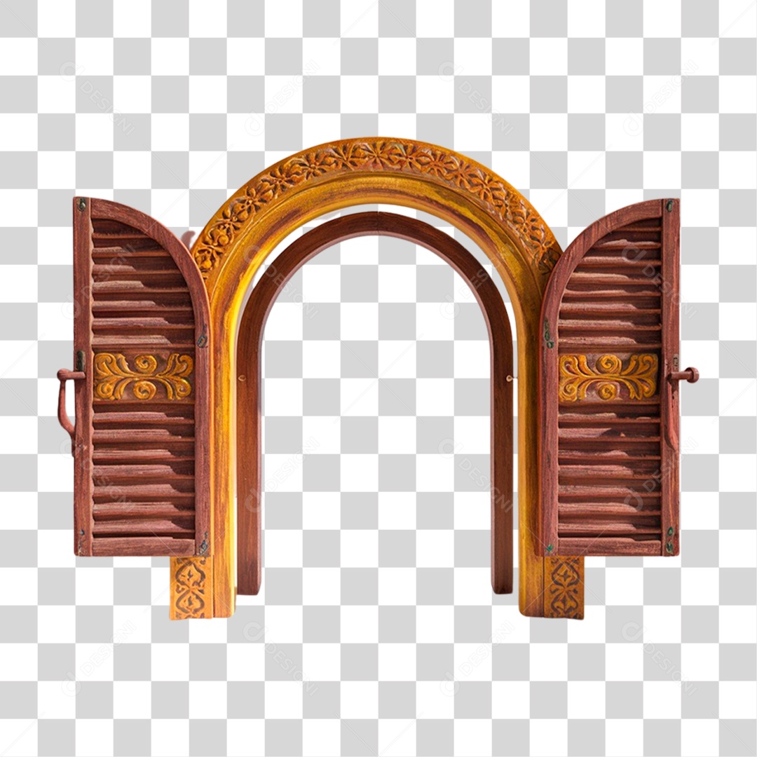 Janela de Festa Junina PNG Transparente