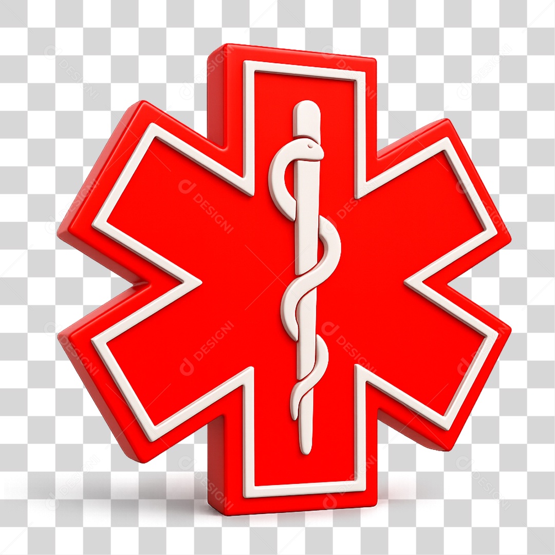 Símbolo do Samu PNG Transparente