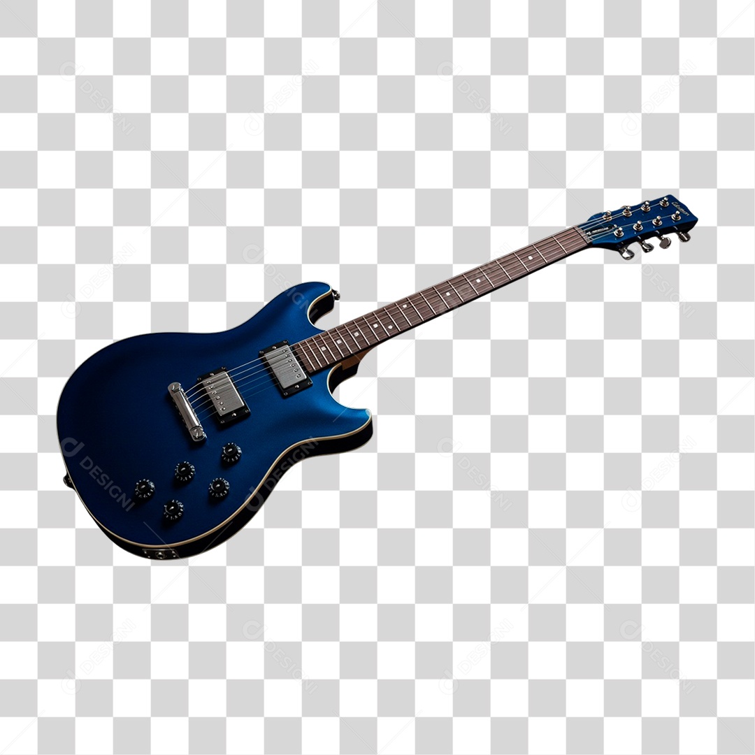 Segurando Guitarra PNG Transparente