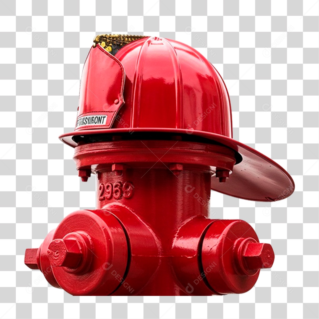 Hidrante Vermelho PNG Transparente