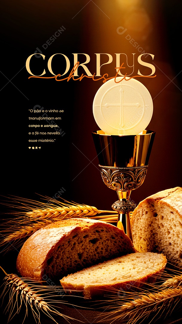 Story Dia de Corpus Christi 19 de Junho Social Media PSD Editável