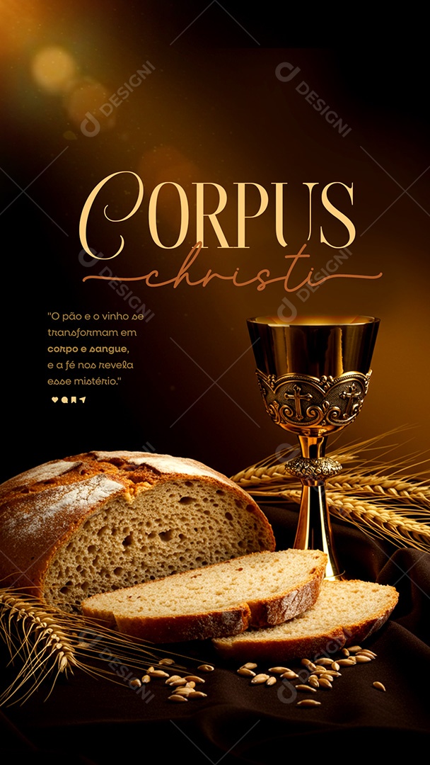 Story Dia de Corpus Christi 19 de Junho Social Media PSD Editável