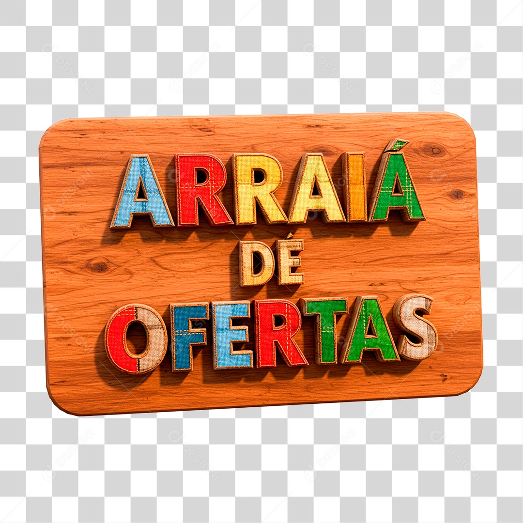 Arraiá de Ofertas PNG Transparente