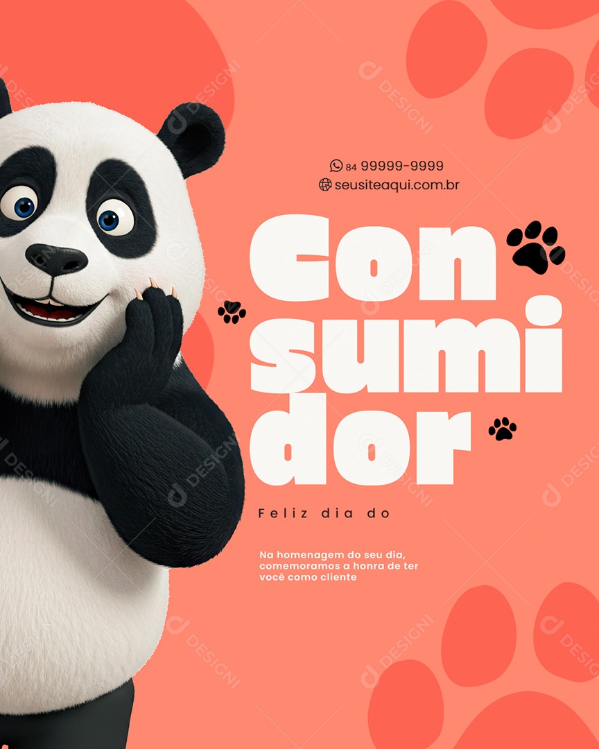 Dia Do Consumidor 15 de Março Social Media PSD Editável