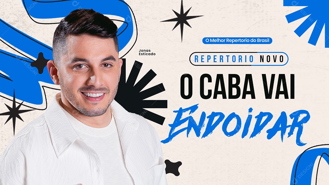 Banner Flyer O Caba Vai Endoidar Capa Youtube Social Media PSD Editável