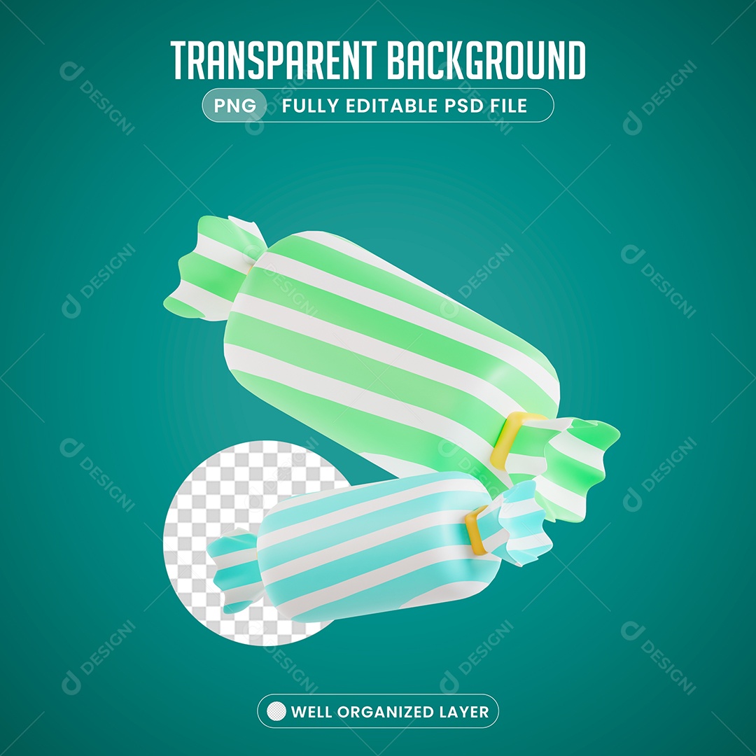 Balinha Elemento 3D Para Composição PSD