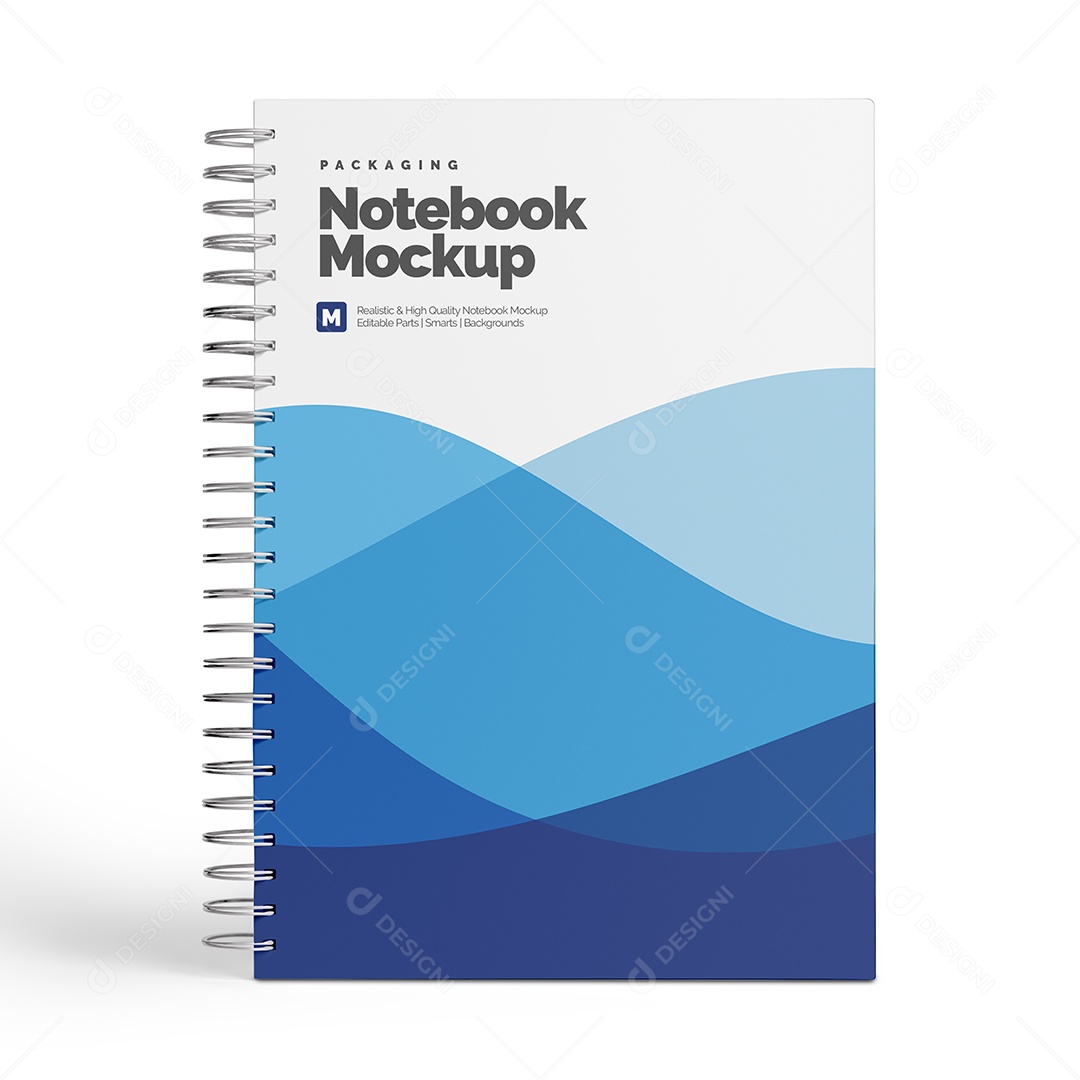 Mockup de Caderno PSD Editável