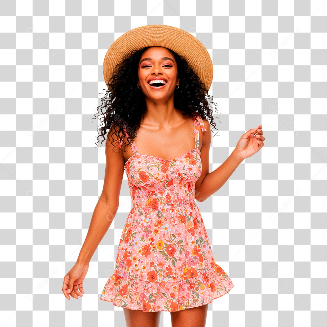 Mulher Sorrindo PNG Transparente