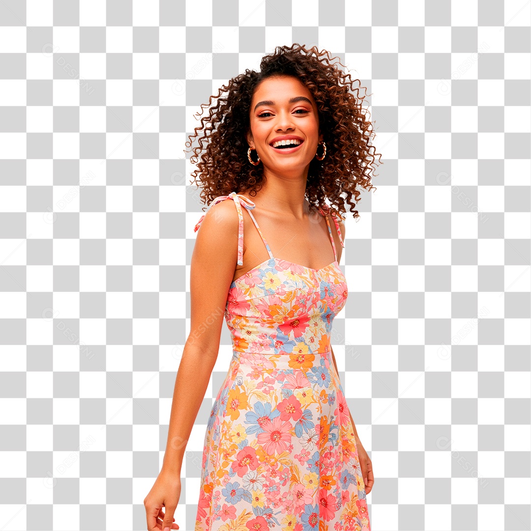 Mulher Sorrindo PNG Transparente
