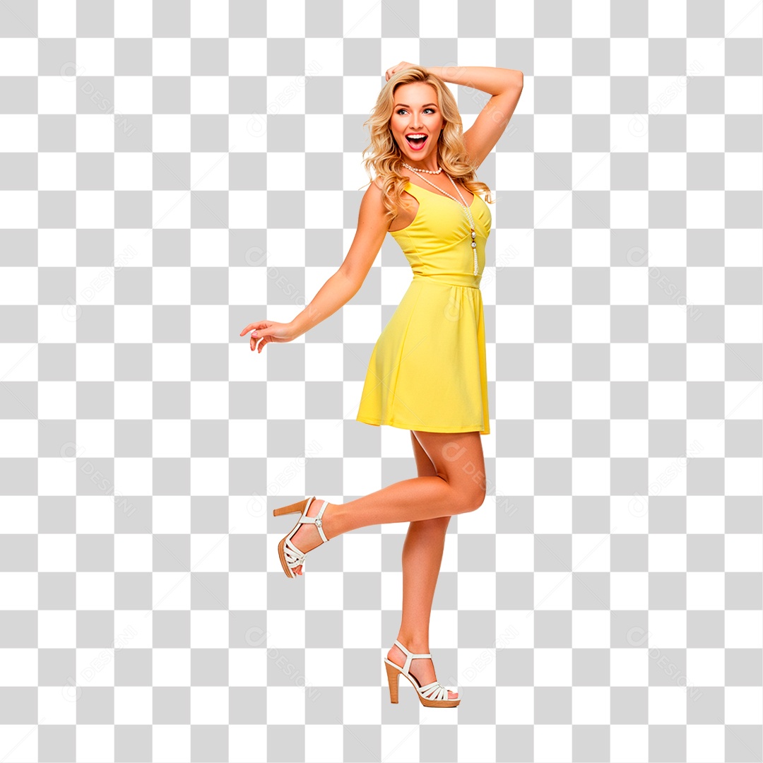 Mulher Sorrindo PNG Transparente