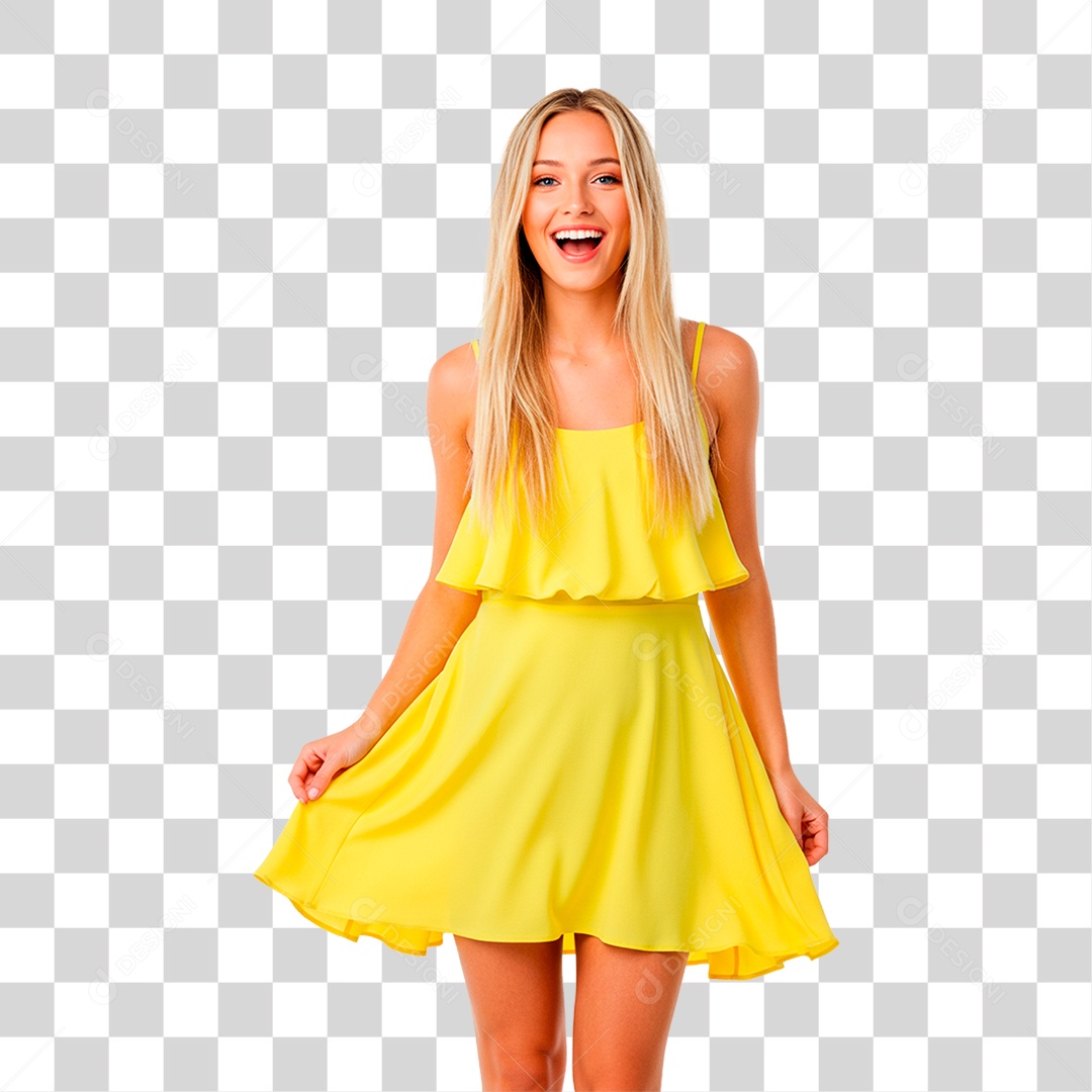 Mulher Sorrindo PNG Transparente