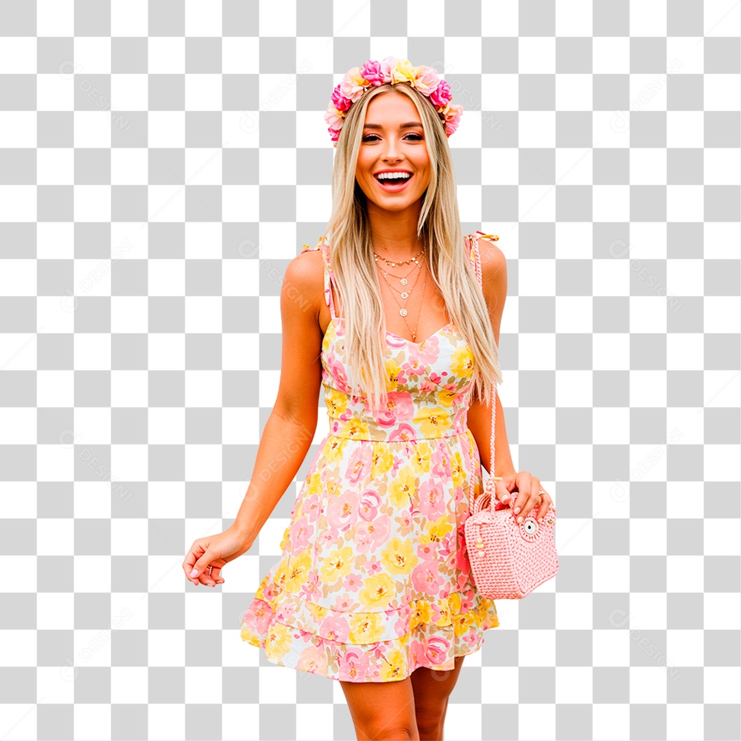 Mulher Sorrindo PNG Transparente