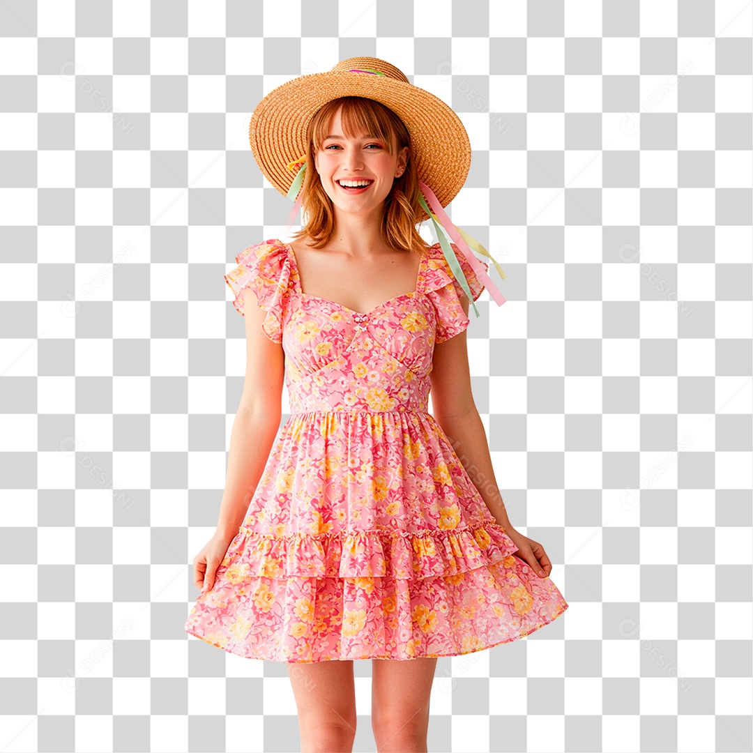 Mulher Sorrindo PNG Transparente