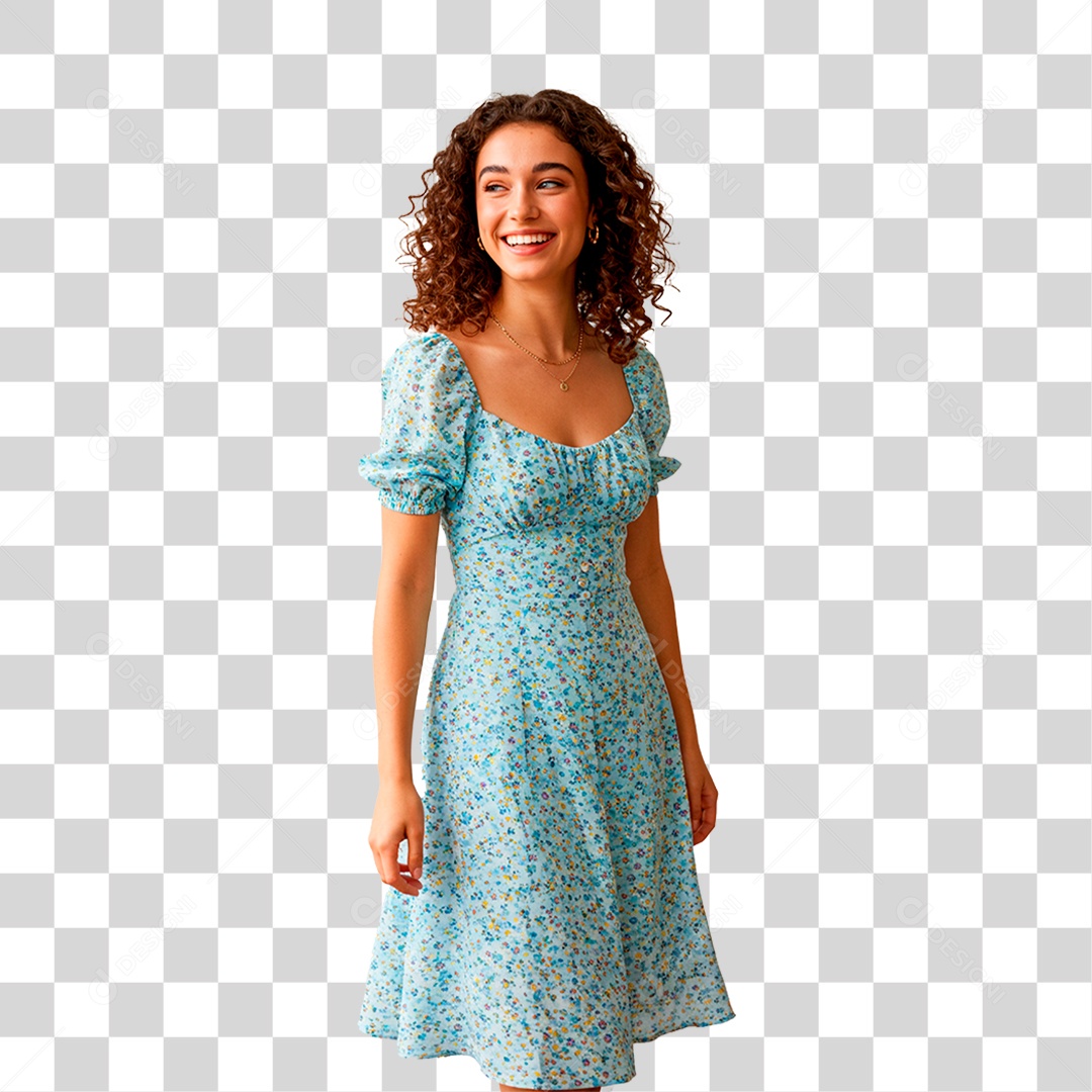Mulher Sorrindo PNG Transparente