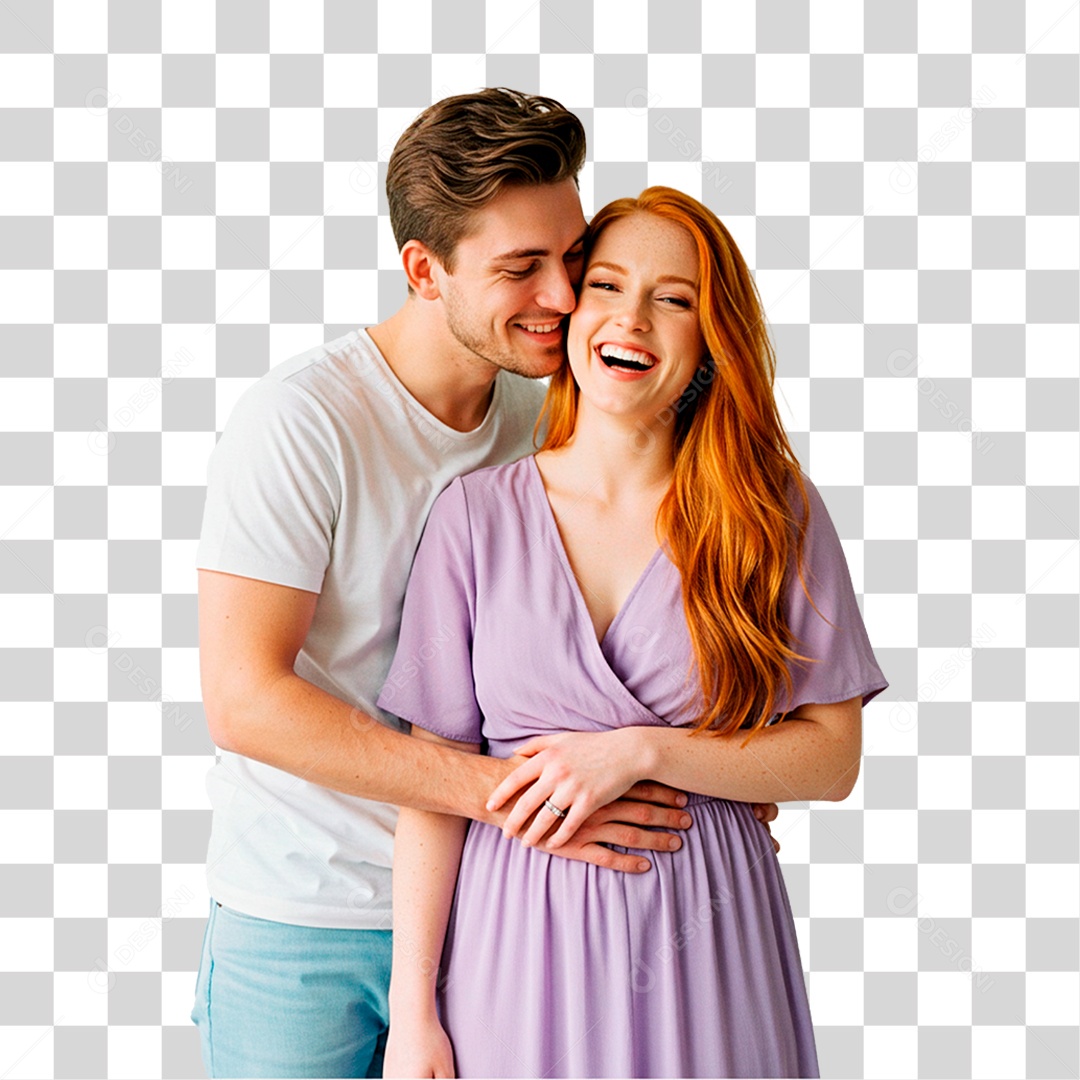 Casal PNG Transparente