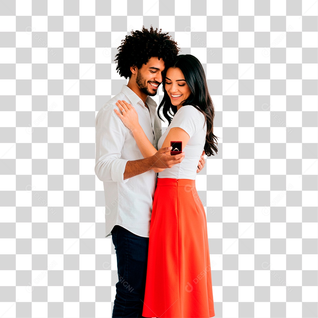 Jovem Casal PNG Transparente