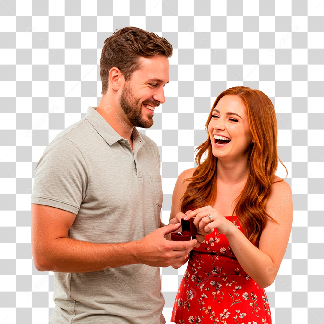 Casal PNG Transparente