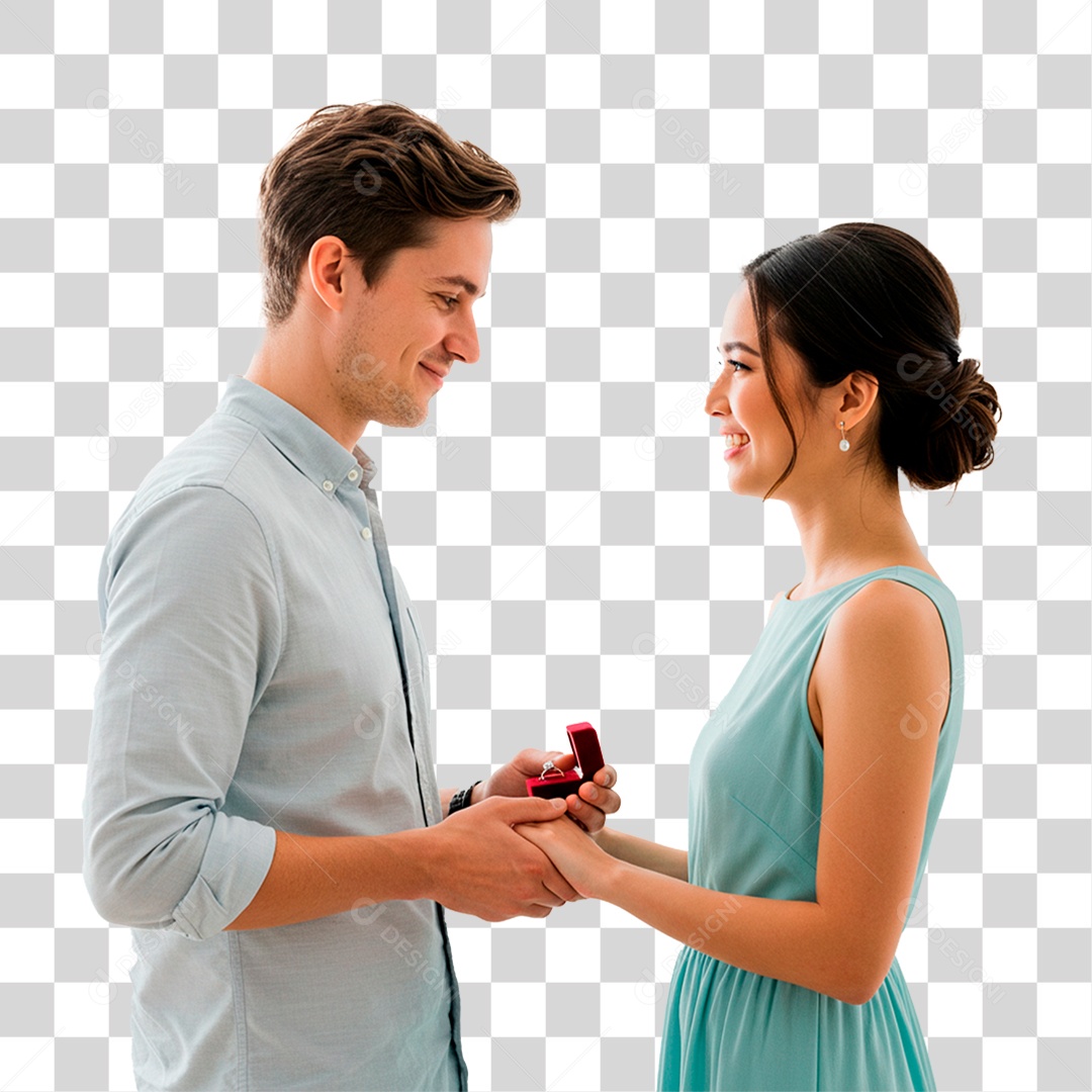 Casal PNG Transparente