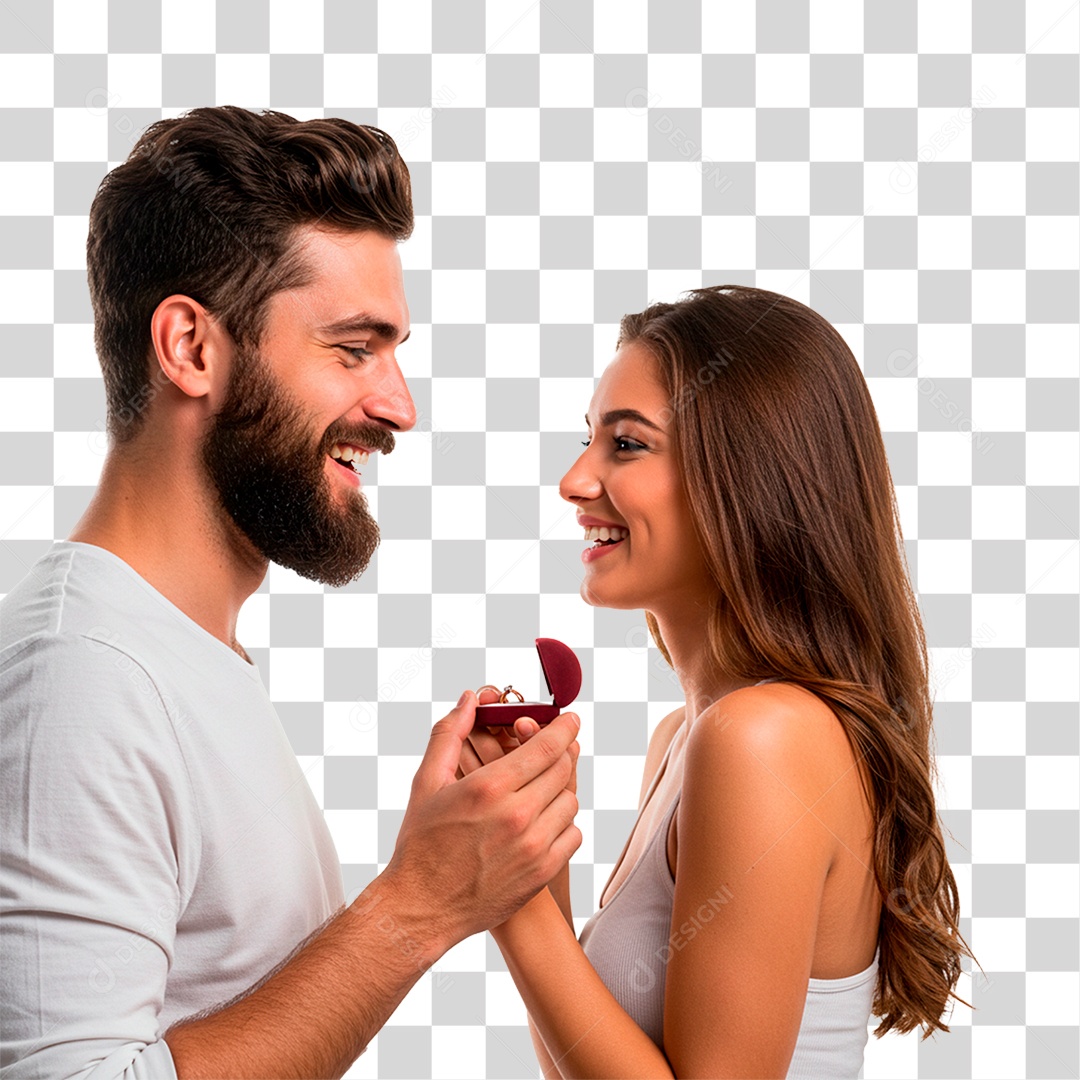 Casal PNG Transparente
