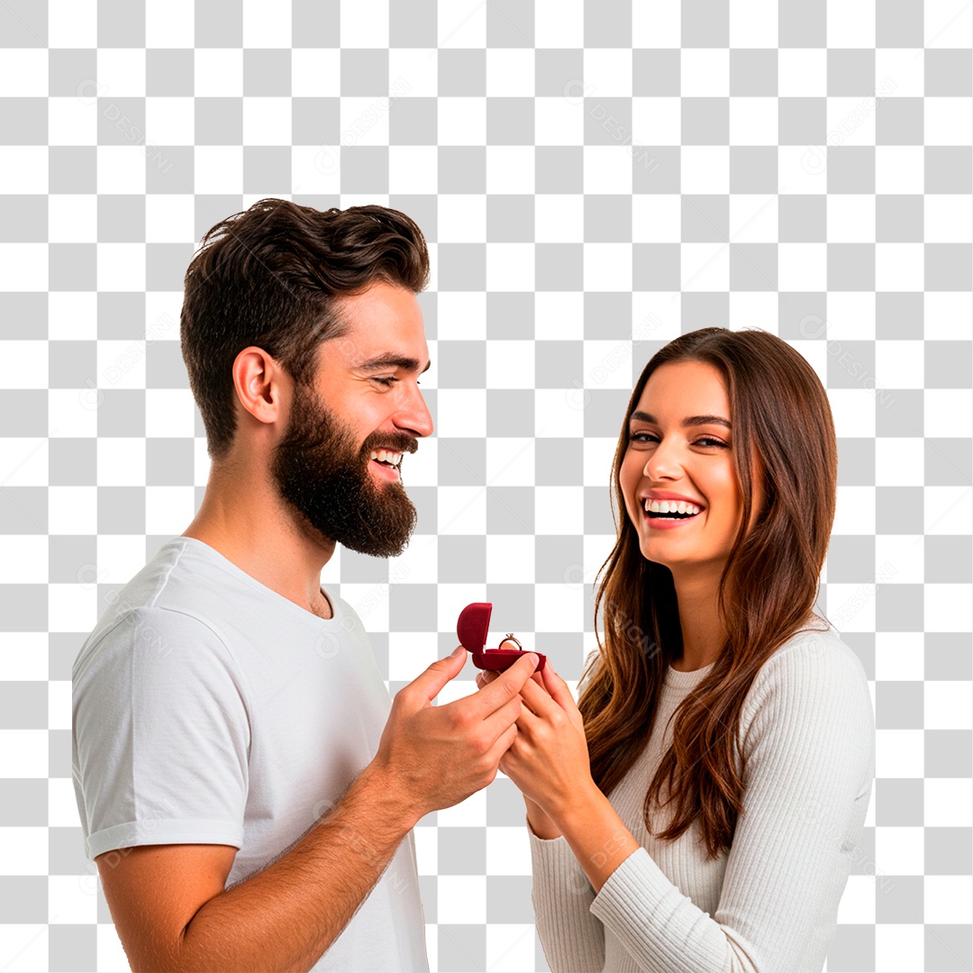 Casal PNG Transparente