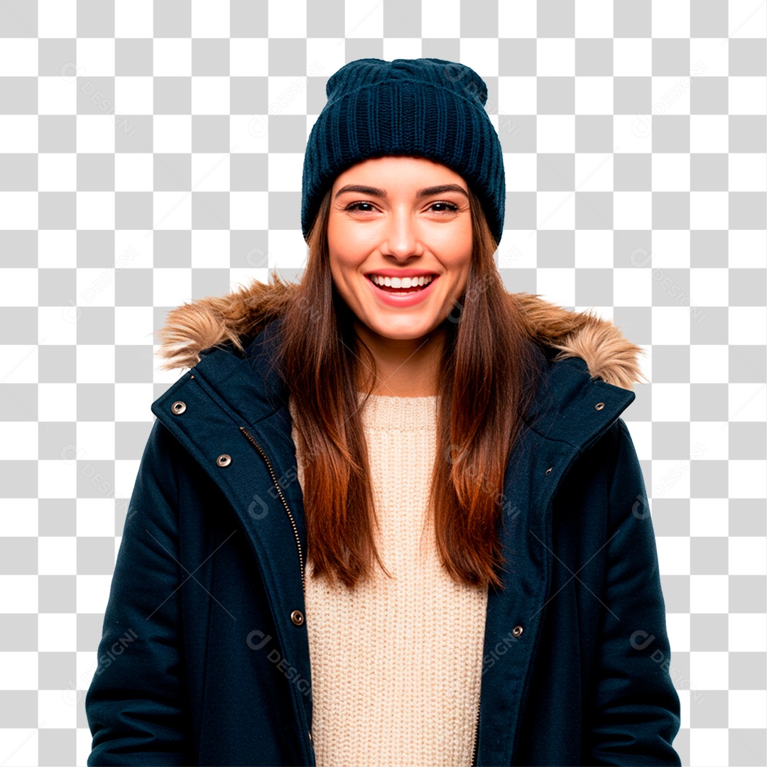 Mulher Sorrindo PNG Transparente