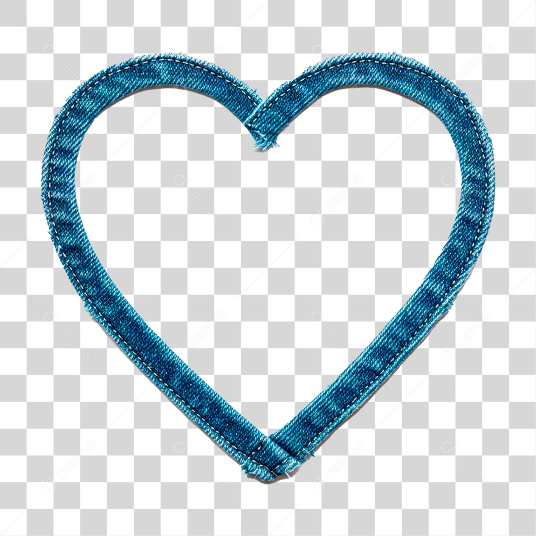 Coração Junino PNG Transparente