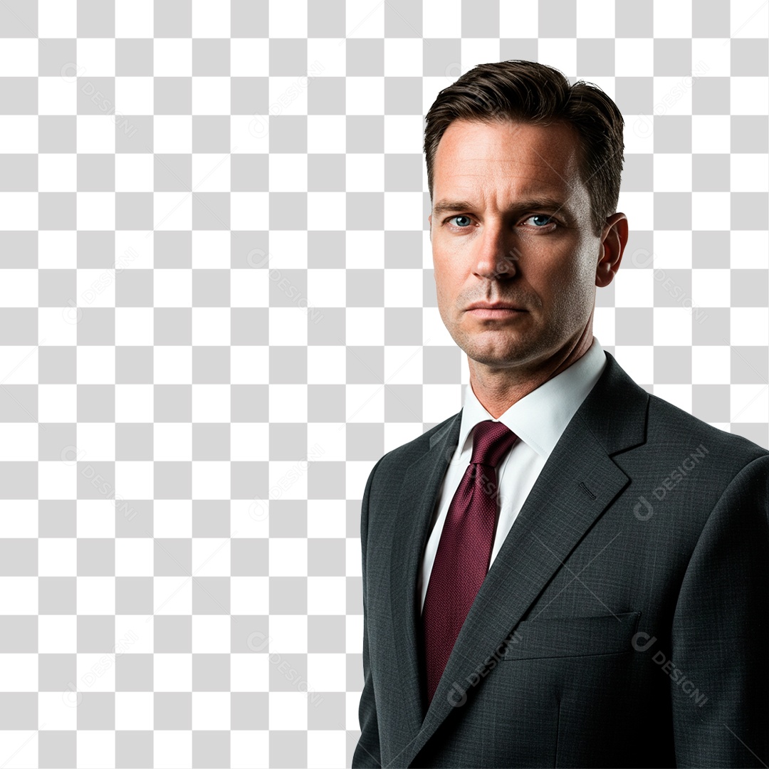 Homem de Terno PNG Transparente