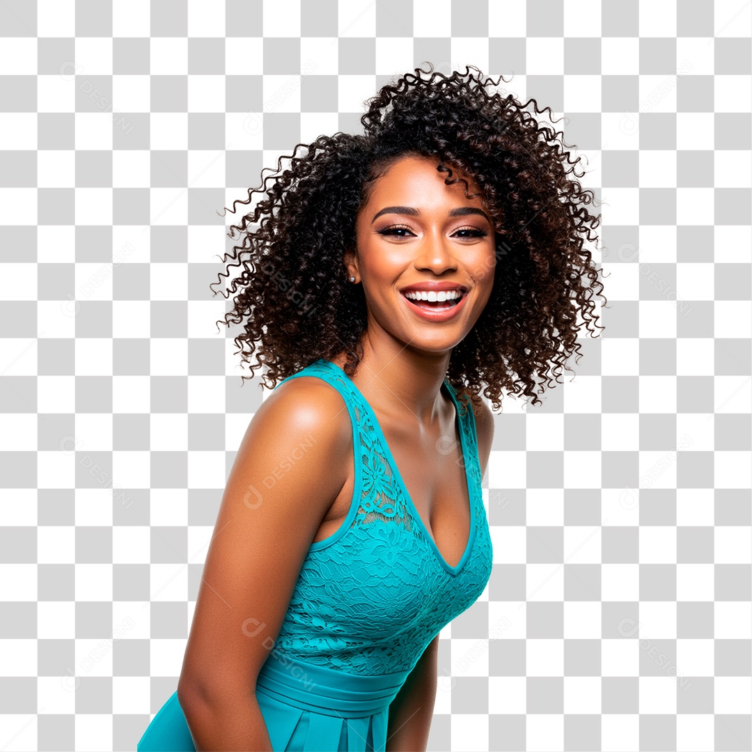 Mulher Sorrindo PNG Transparente