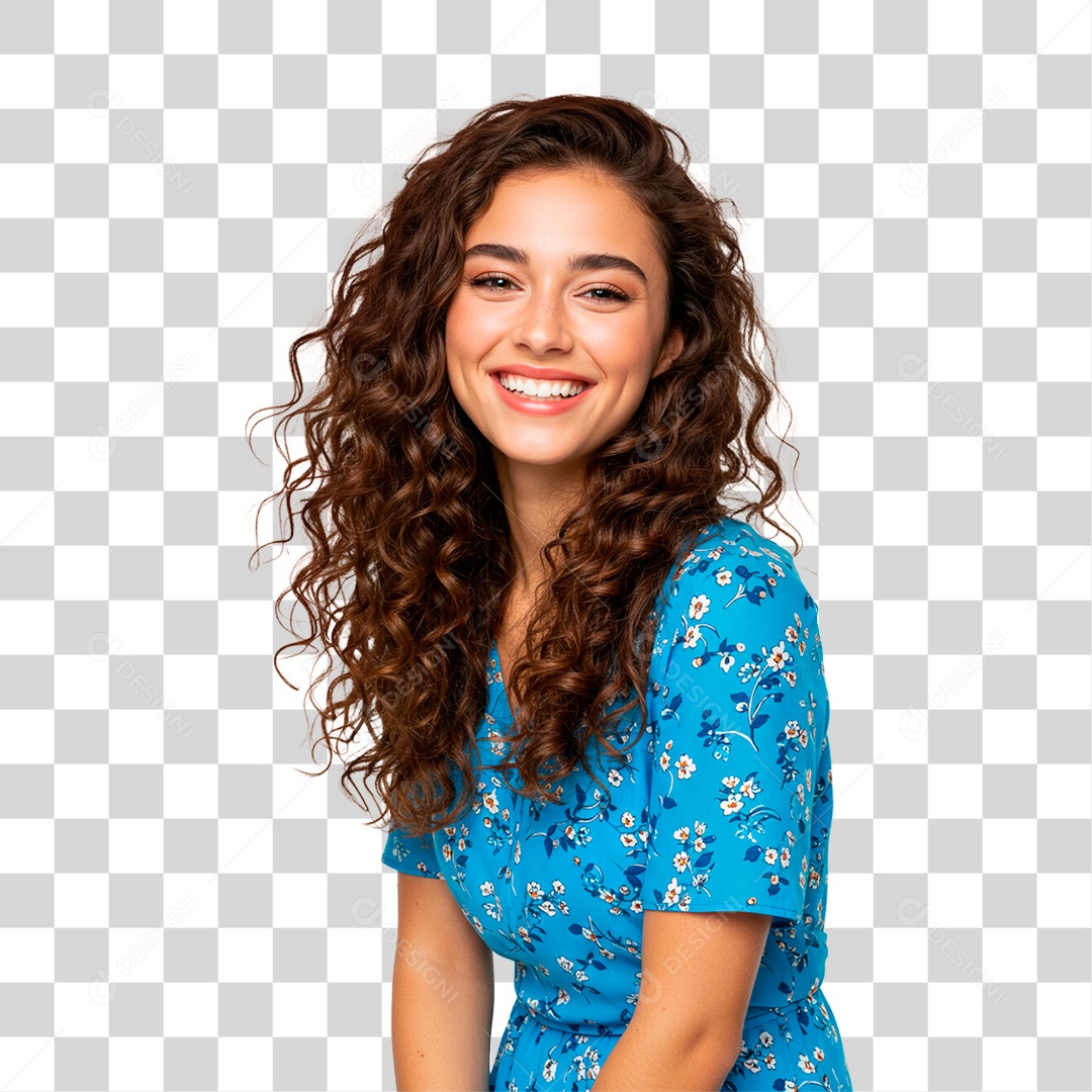 Mulher Sorrindo PNG Transparente