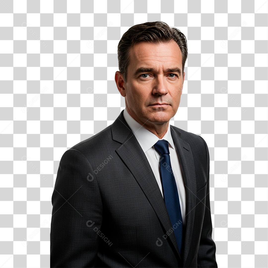 Homem de Terno PNG Transparente