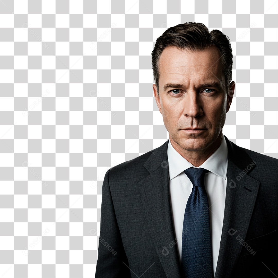 Homem de Terno PNG Transparente