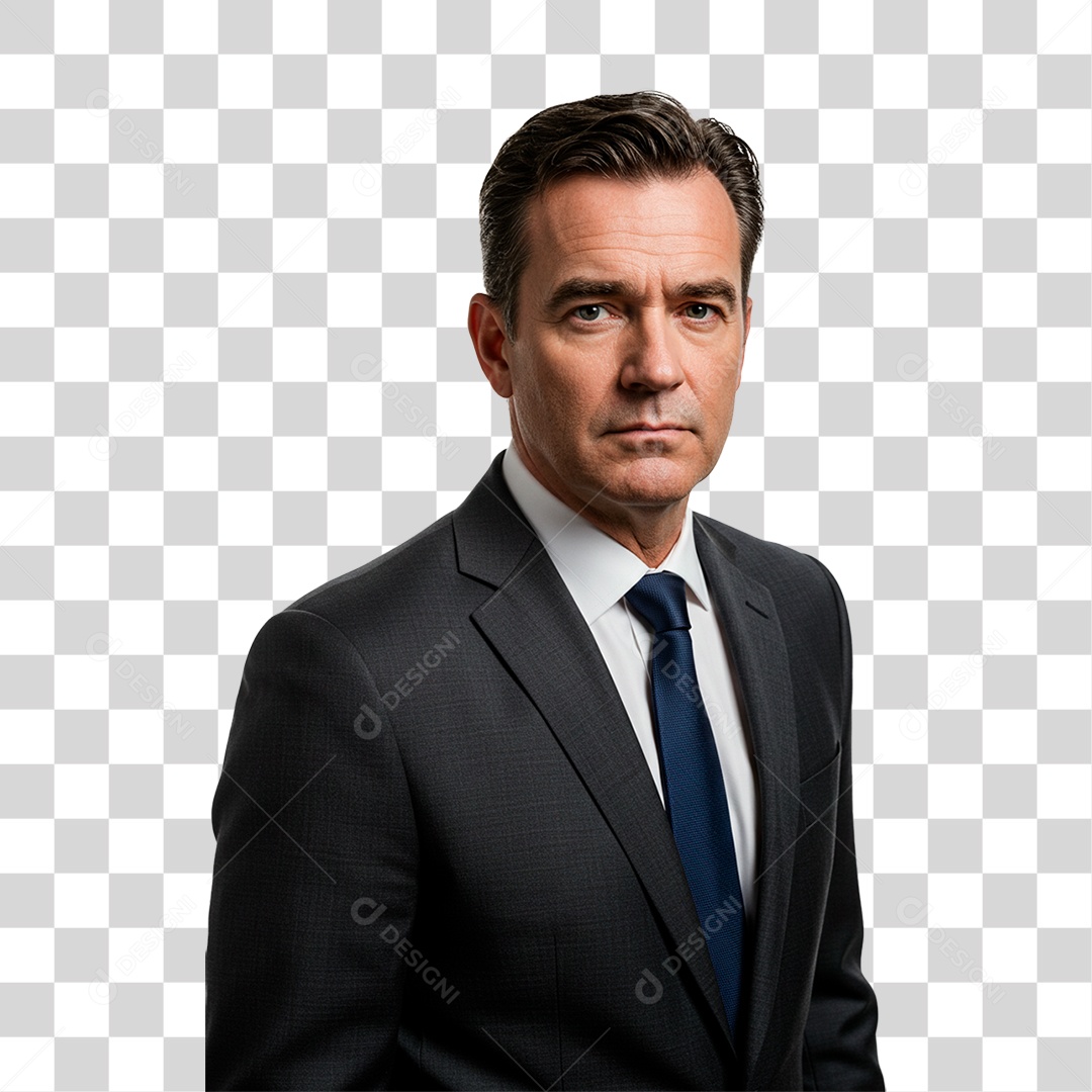 Homem de Terno PNG Transparente