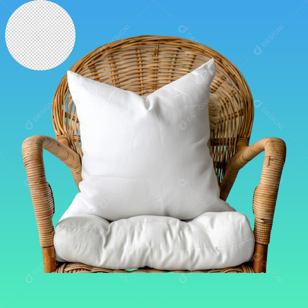 Elemento 3D Cadeira Para Composição PSD