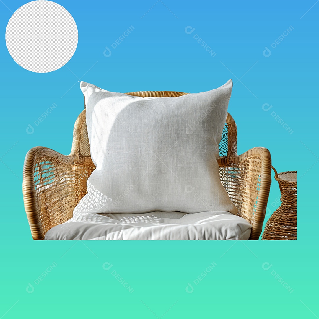 Elemento 3D Cadeira Para Composição PSD