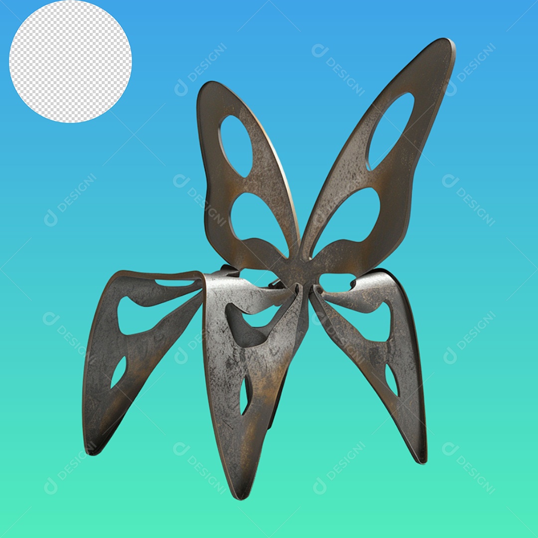 Elemento 3D Cadeira Para Composição PSD