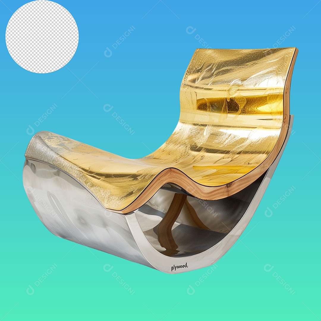 Elemento 3D Cadeira Para Composição PSD