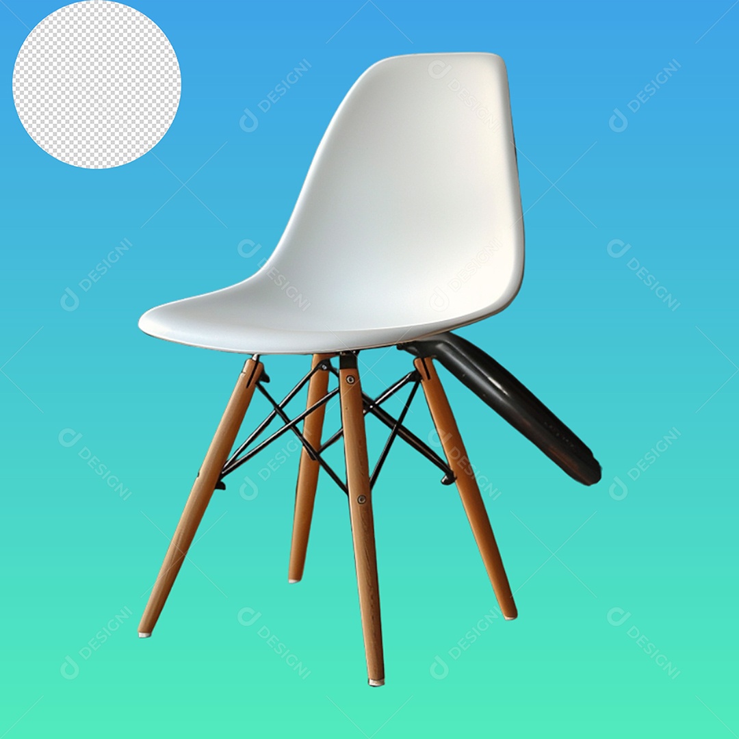 Elemento 3D Cadeira Para Composição PSD