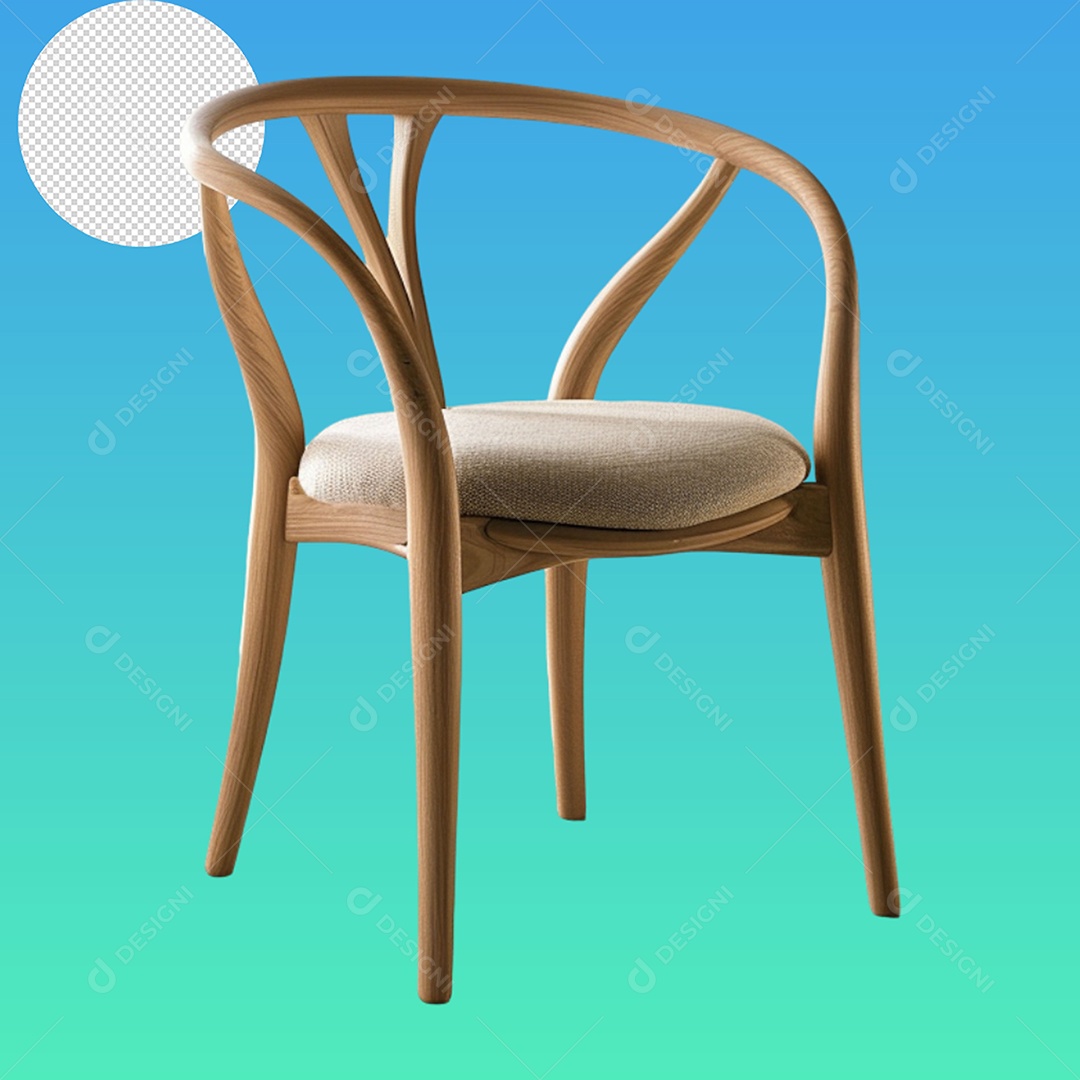 Elemento 3D Cadeira Para Composição PSD