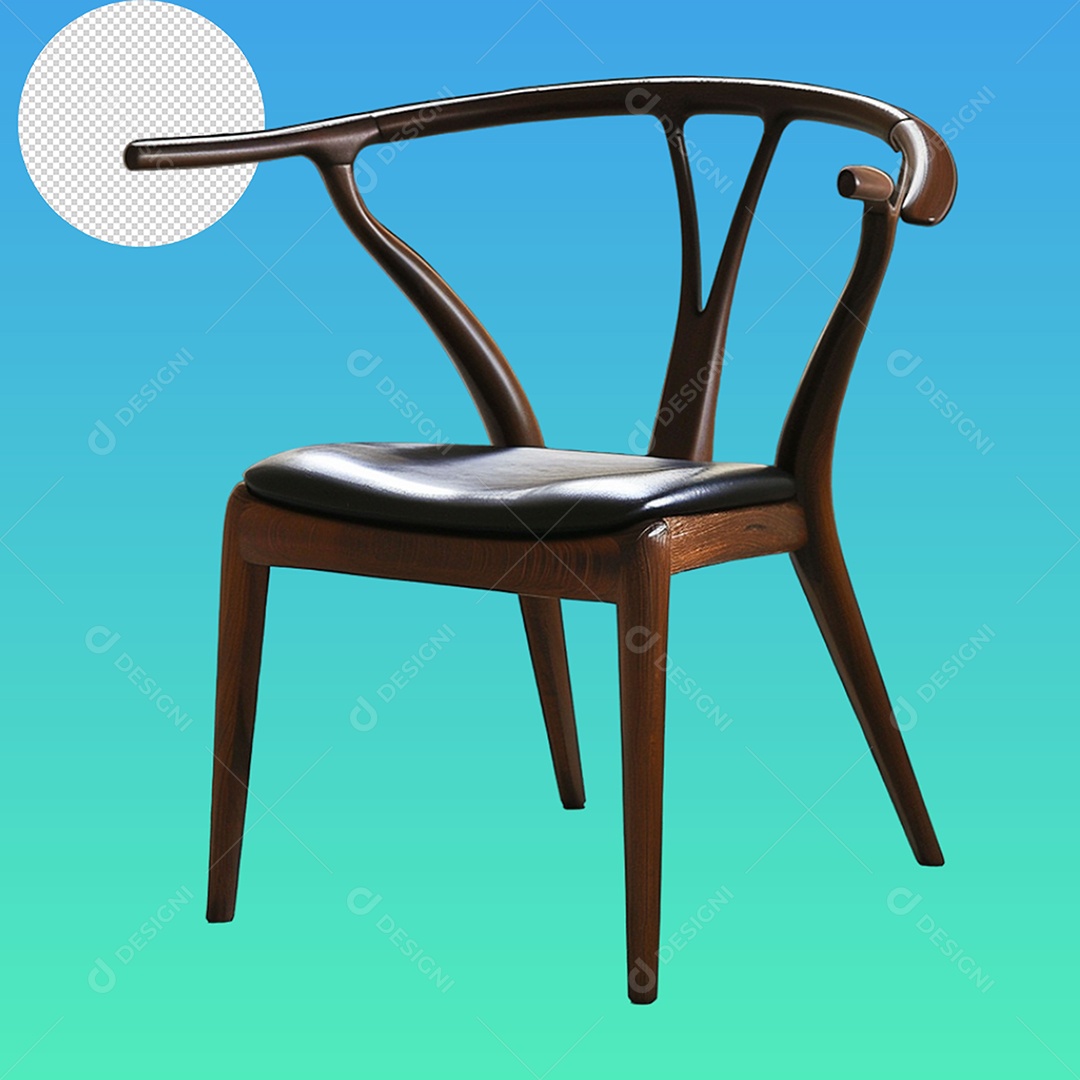 Elemento 3D Cadeira Para Composição PSD