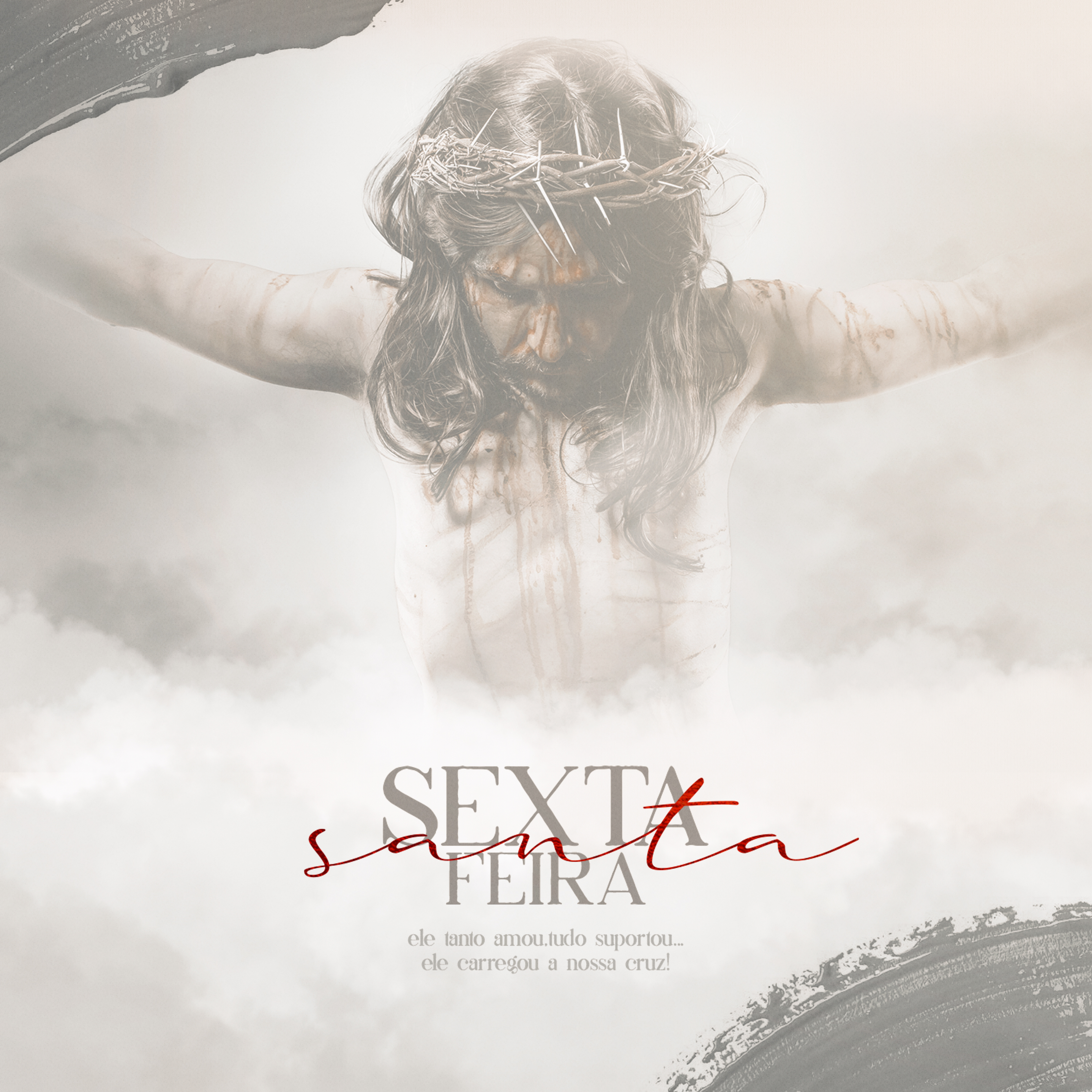 Feliz Páscoa 20 de Abril Social Media PSD Editável