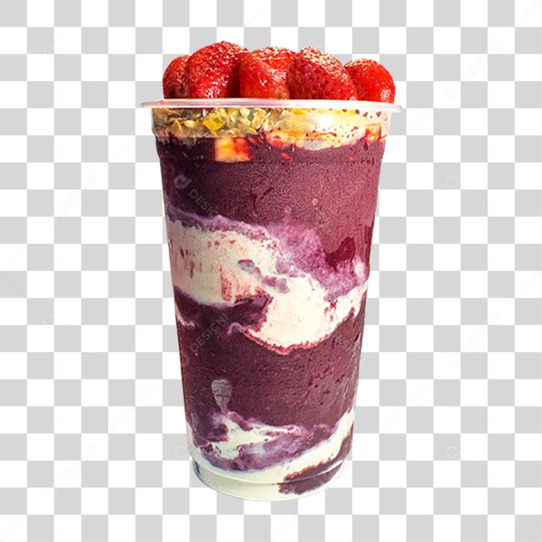 Copo de Açaí PNG Transparente