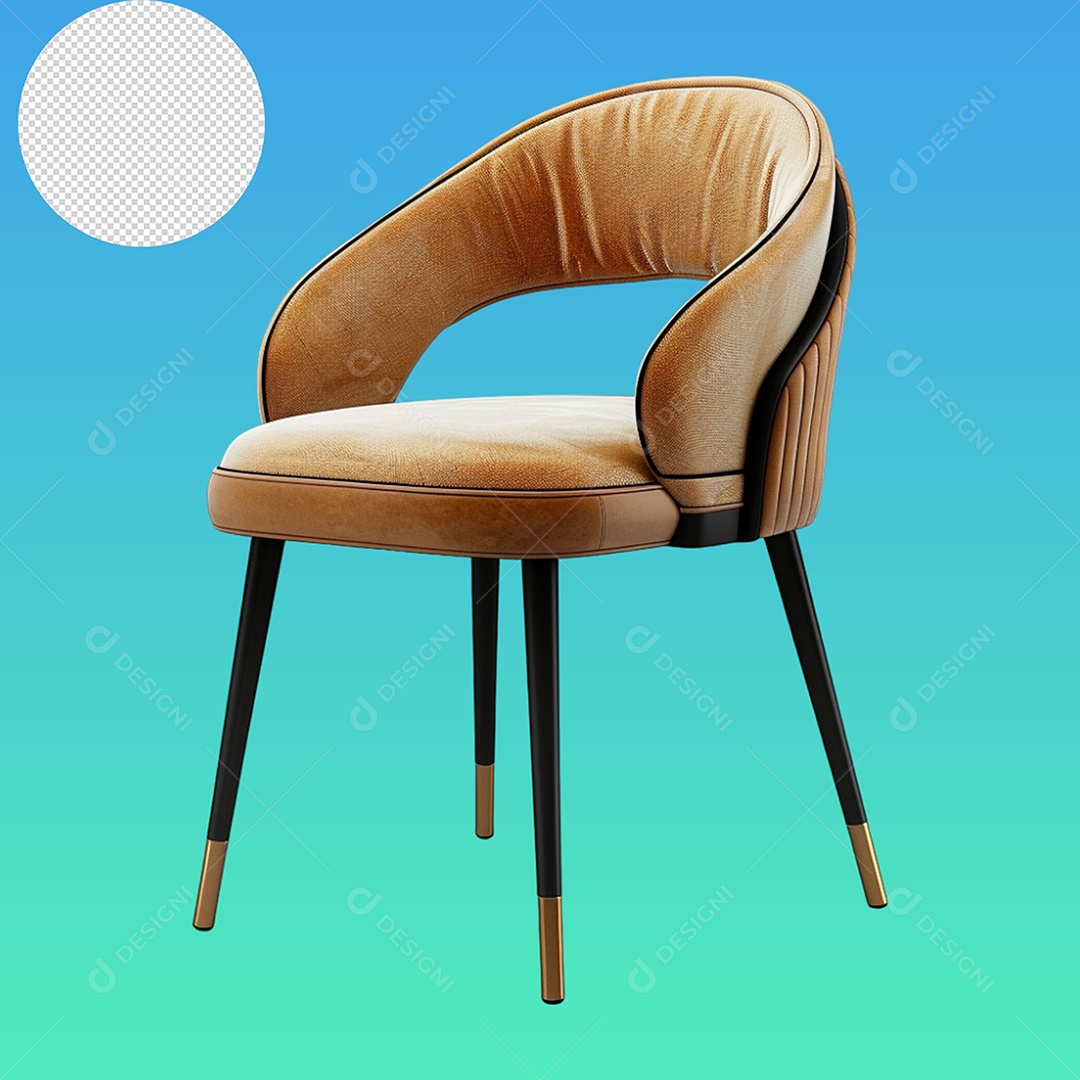 Elemento 3D Poltrona Para Composição PSD